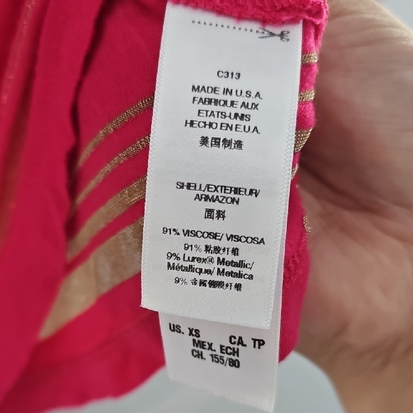 Juicy Couture Pink Top Long Sleeve Size XS - Picture 7 of 12